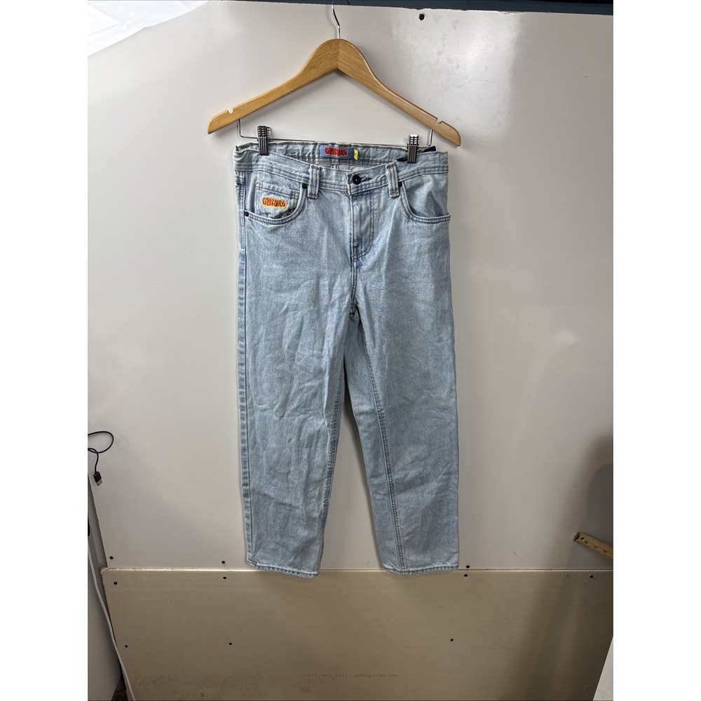 Empyre Tori Y2k Light Wash Denim Jean Baggy Size 27 X 28 Grunge Unisex